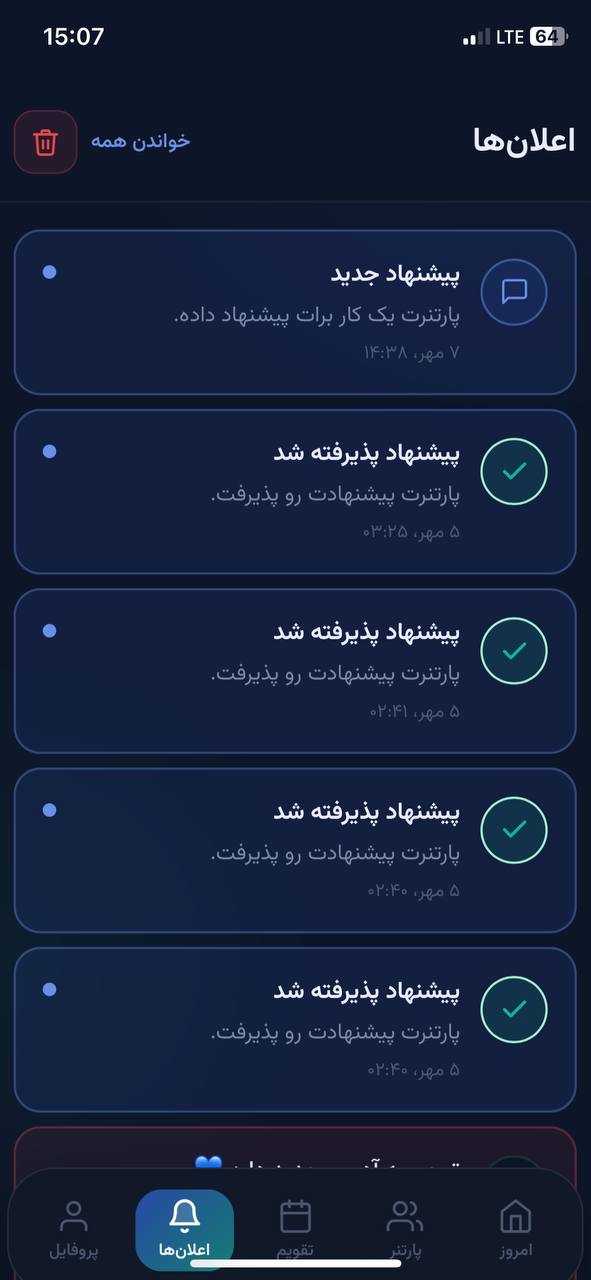 Suggestion notifications